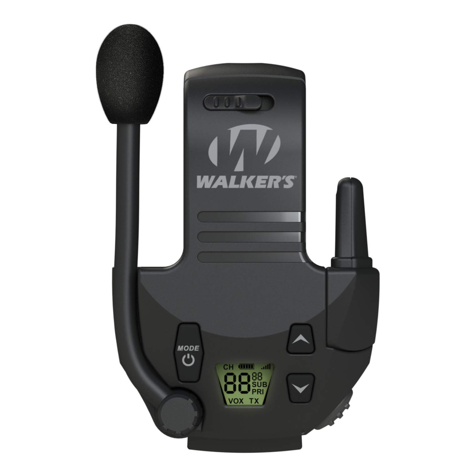 Walker's Razor Slim Electronic Shooting Earmuffs 2-Pack with Walkie Talkie Communication & OTG Safety Glasses - Hearing Protection for Hunting, Shooting Range & Outdoor Activities