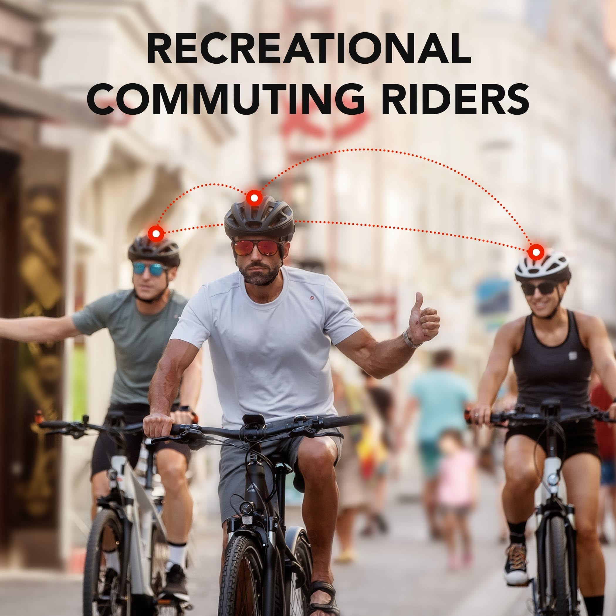 Sena R1 & R1 EVO Smart Bluetooth Bike Helmet for Cycling - Wireless Intercom, Built-in Speakers, Noise Control - Perfect for Road Biking, Mountain Biking & Group Rides