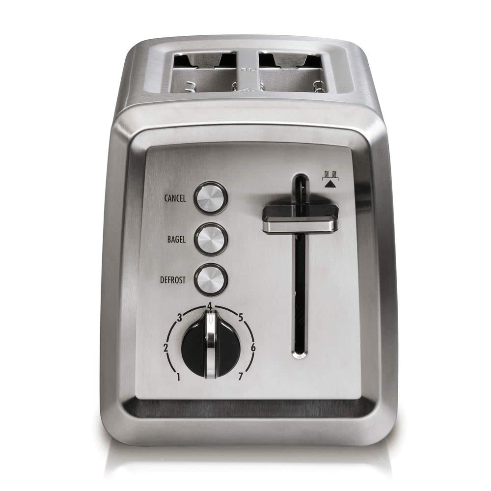 Hamilton Beach 2-Slice Stainless Steel Toaster, 220V - Perfect for Breakfast, Office, or Dorm Room Use