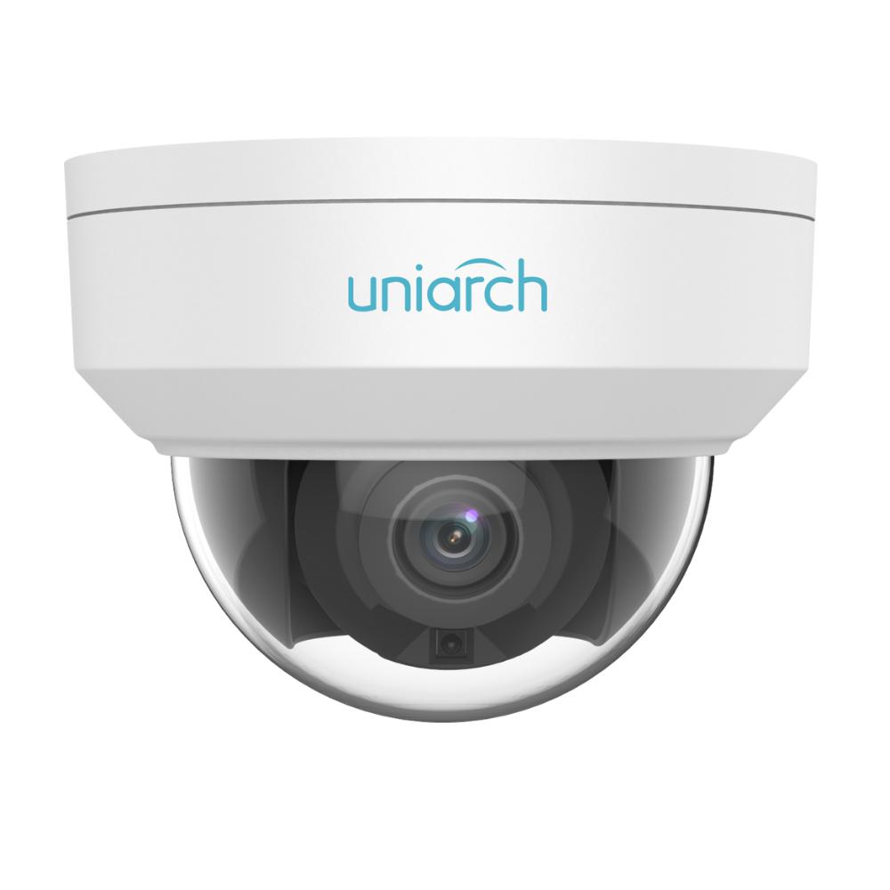 Uniarch 8MP Starlight Vandal-Proof Dome Security Camera, IP66 Weatherproof Outdoor Surveillance, Night Vision, AI Motion Detection - Ideal for Home Security, Business Monitoring & Parking Lot Surveillance