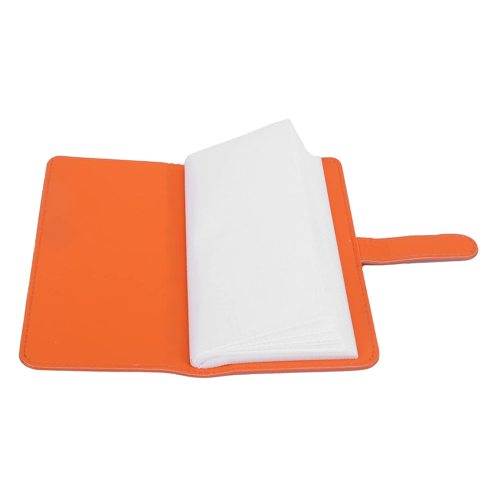 Professional 80-Page Photo Album with Delicate Buckle - Premium Scrapbook for Photographers, Videographers & Creatives - Perfect for Wedding, Travel & Family Memories (Orange) - Great for Photo Storage, Gift Giving & Creative Projects