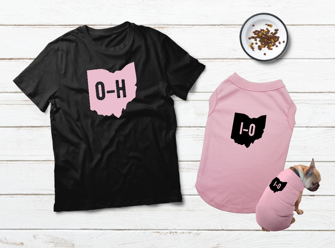Ohio State University Dog Lovers Matching Pajama Set - Cute OSU Themed Sleepwear for Couples & Pet Owners - Perfect for Game Day, Christmas Gifts & Family Pajama Parties