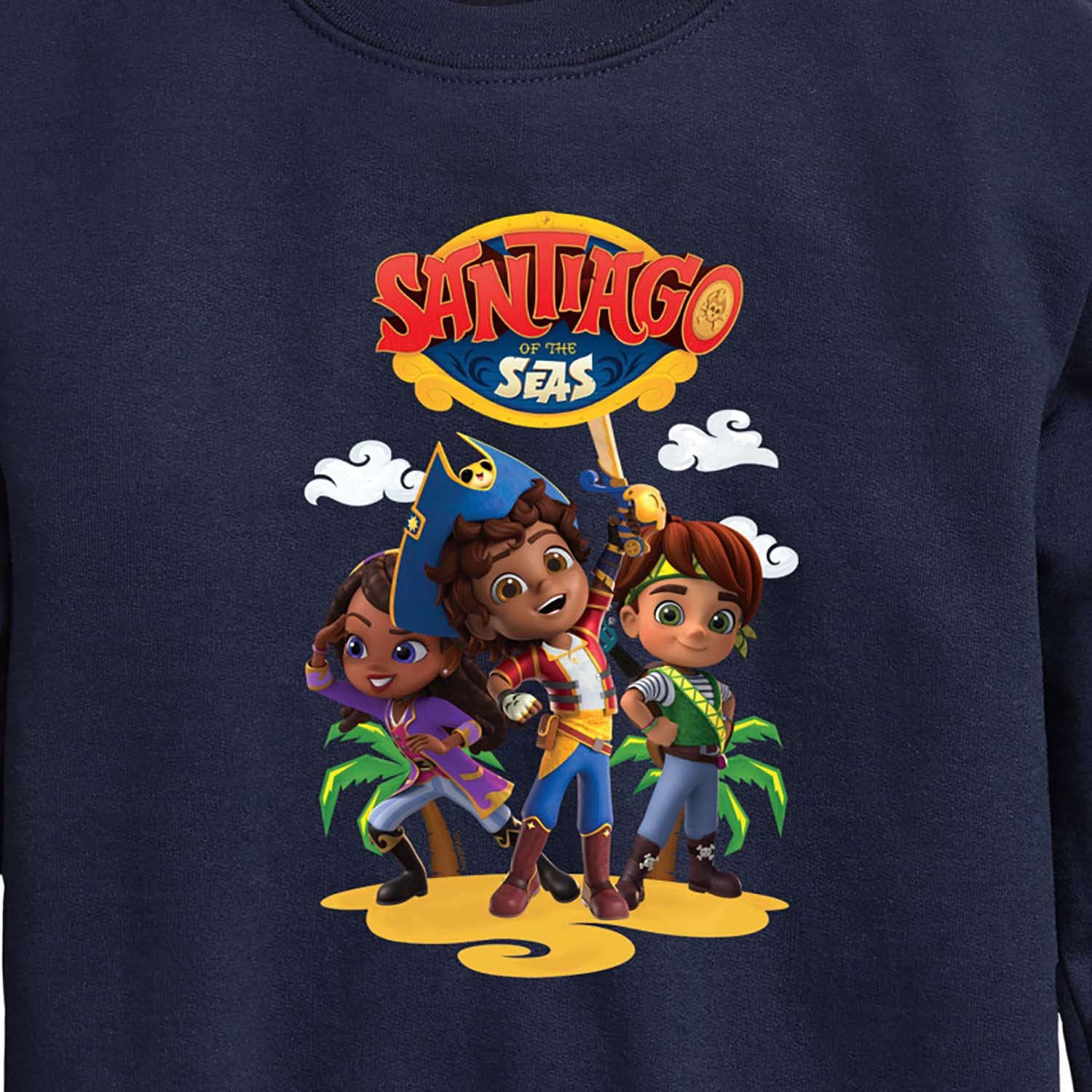 HYBRID APPAREL Santiago of The Sea Fleece Sweatshirt for Toddlers & Kids | Soft Crewneck Pullover | Perfect for Playdates, School & Outdoor Adventures