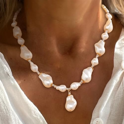 P:pearl choker necklace