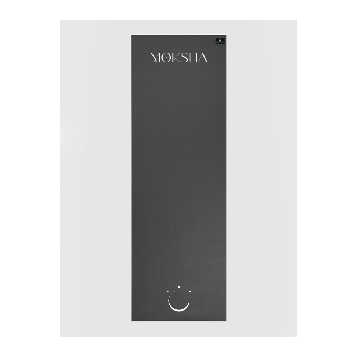 Custom Personalized Yoga Mat 6mm Thick - Premium Non-Slip Exercise Mat with Your Design - Graphite Grey - Perfect for Home Workouts, Yoga Studios & Fitness Classes