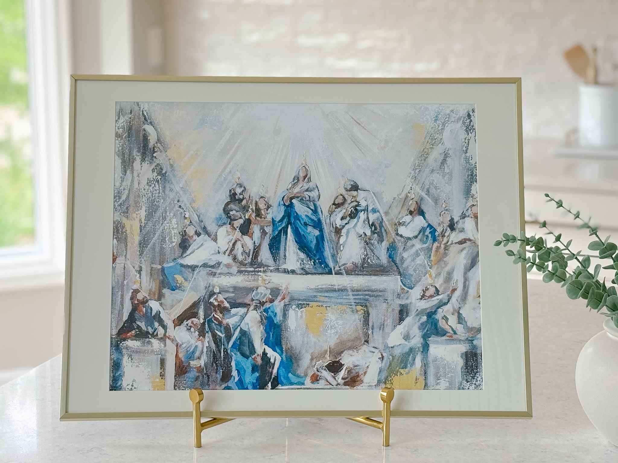 Pentecost Print - Religious Wall Art Decor for Home, Church & Office - Inspirational Christian Gifts & Faith-Based Decorations
