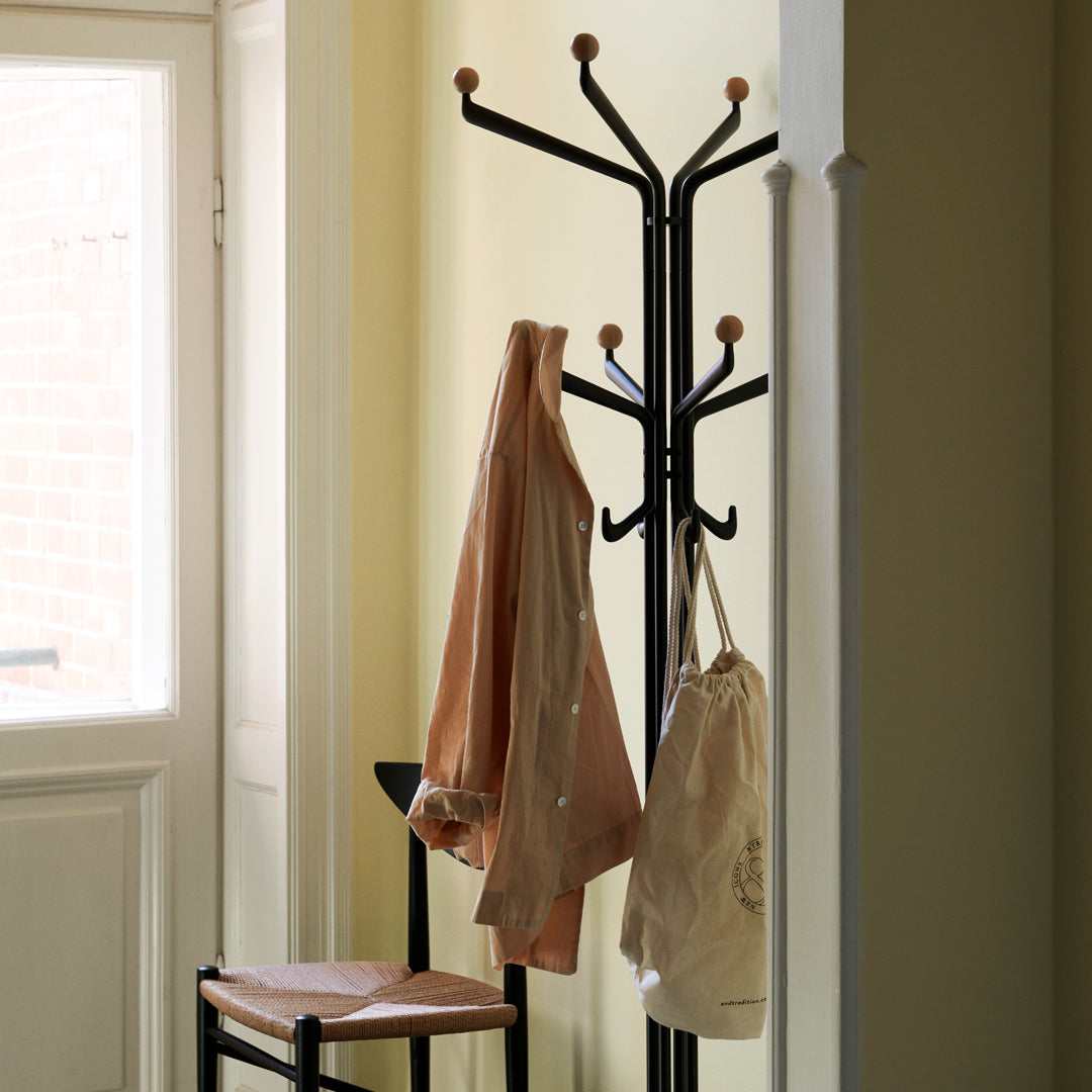 SC77 Modern Coat Stand - Sturdy & Space-Saving Entryway Organizer for Hats, Jackets & Bags | Perfect for Home, Office & Apartment Entryways
