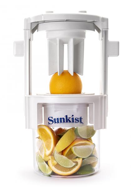 Sunkist Manual Sectionizer Pro - 6 Slice Citrus Fruit Cutter for Oranges, Grapefruits & Lemons | Perfect for Juicing, Fruit Salads & Cocktail Garnishes