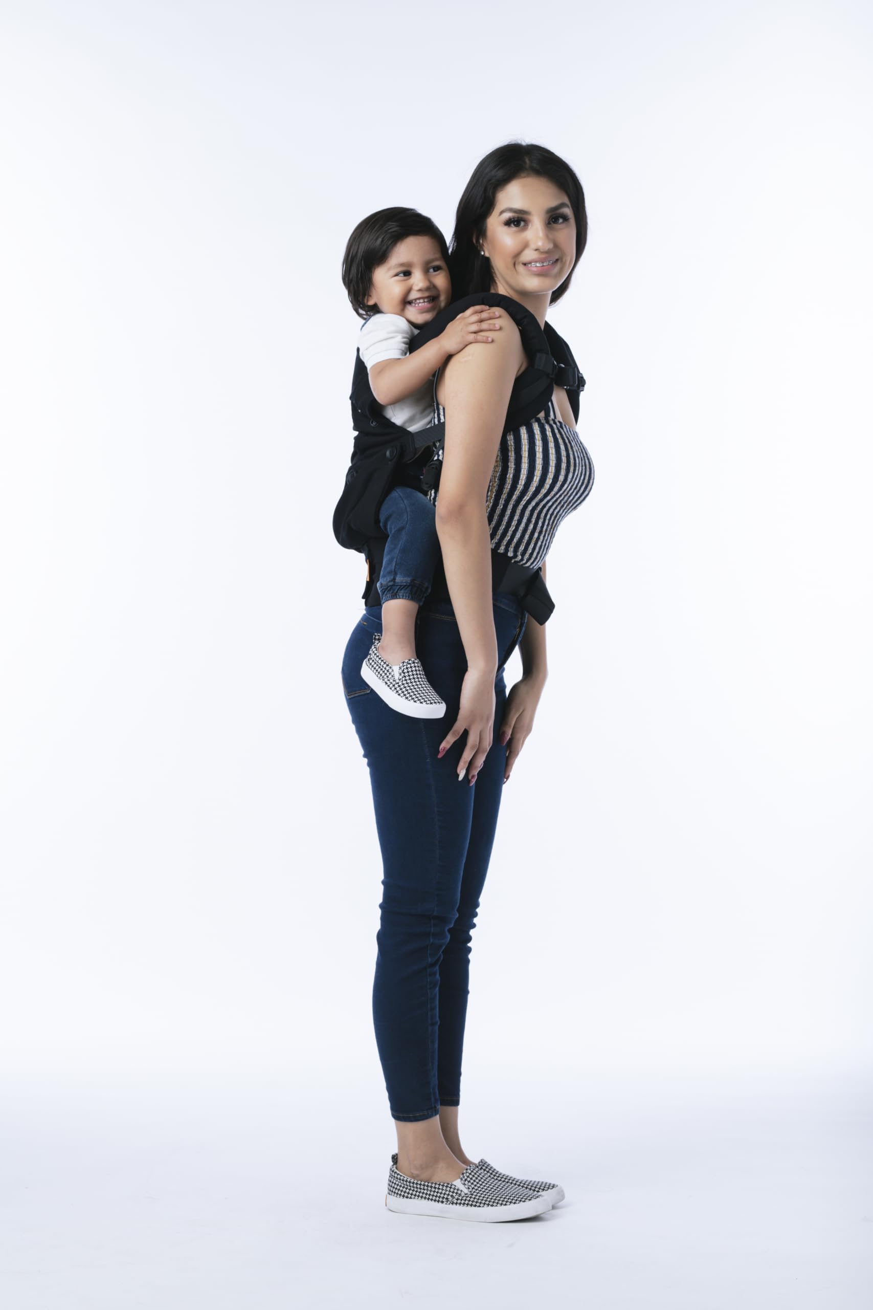 **Tula Coast Explore Mesh Baby Carrier - Adjustable Ergonomic Infant to Toddler Carrier (7-45 lbs) - Newborn, Front & Back Carry - Breathable & Comfortable for Hiking, Travel & Daily Use (Urbanista)**