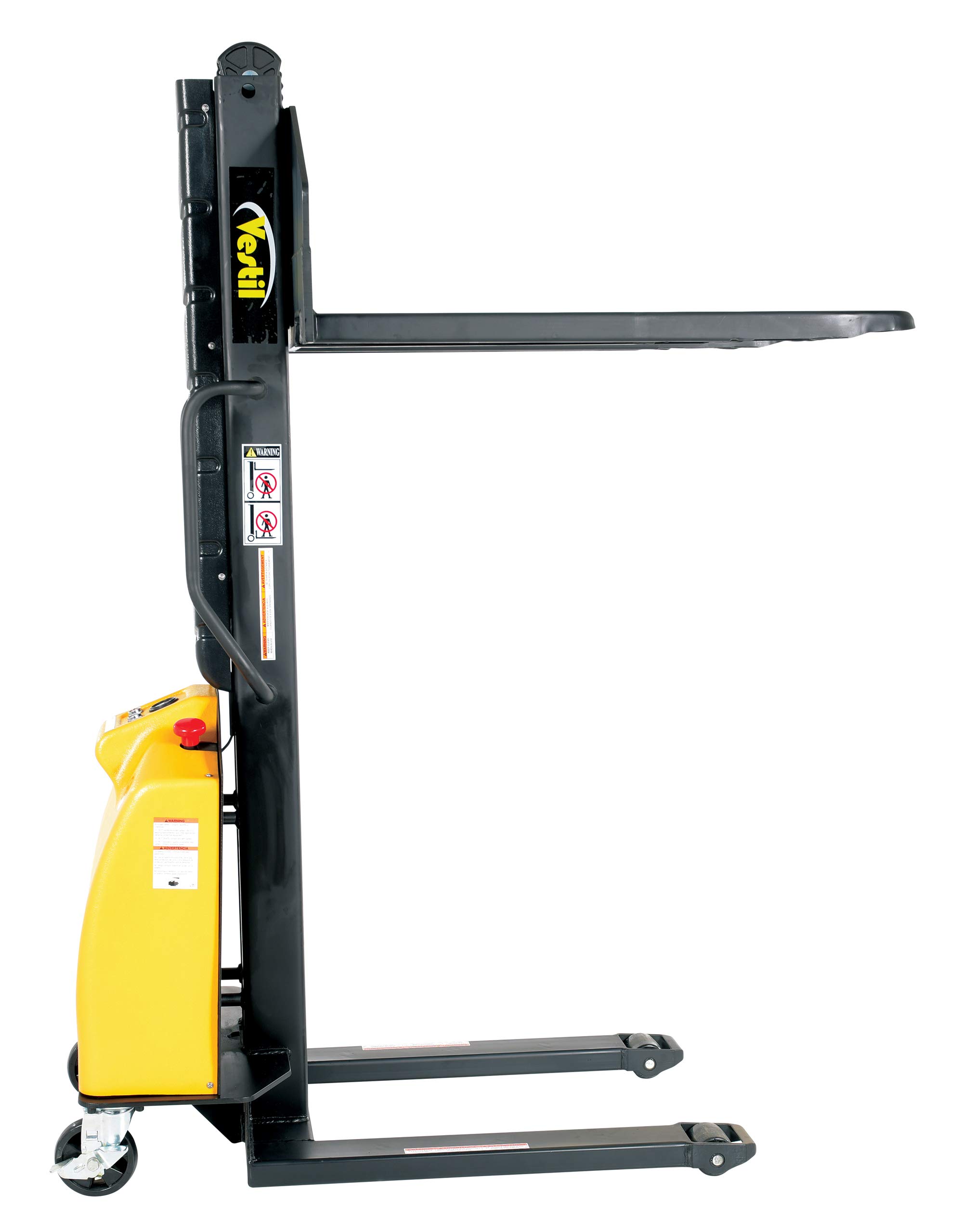 Vestil SLNM15-63-FF Electric Steel Narrow Mast Stacker - 63