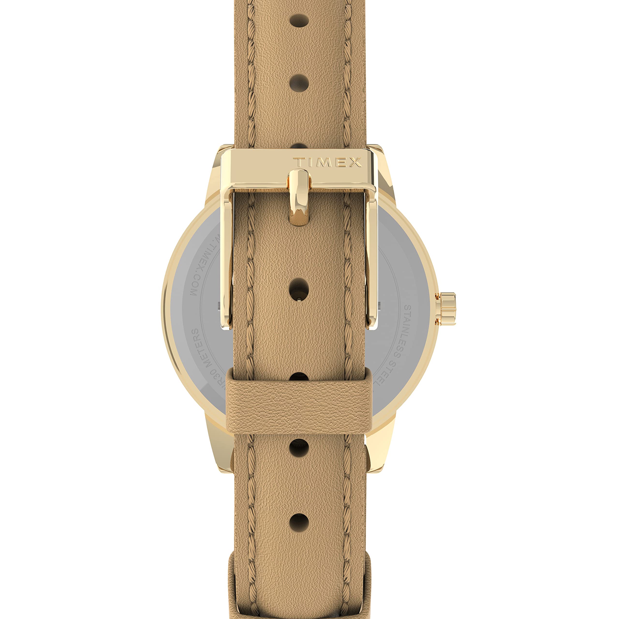 Timex Women's Easy Reader Watch - Classic Analog Leather Strap Wristwatch with Indiglo Light-Up Dial | Perfect for Work, Casual Wear & Everyday Use