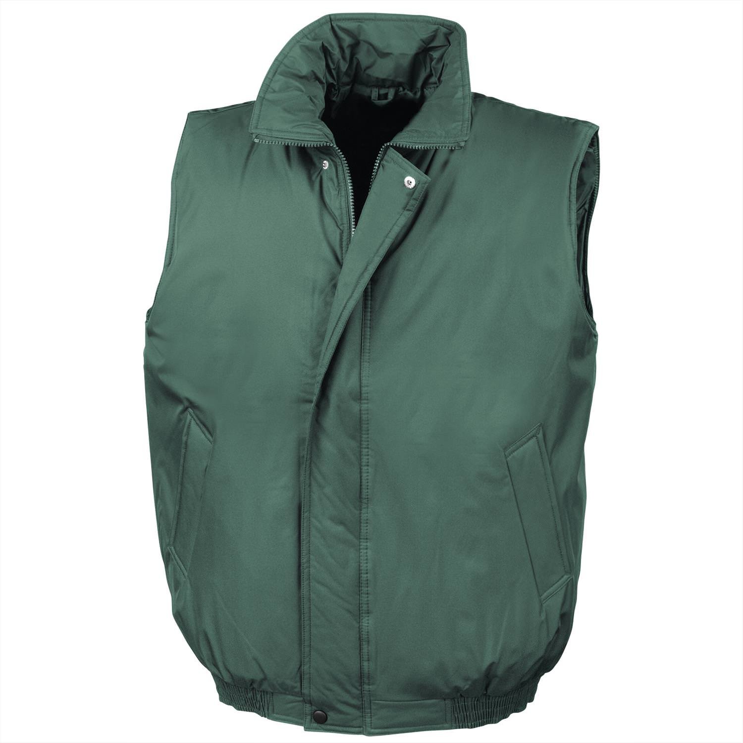 Men's Red Padded Body Warmer Vest - Lightweight Insulated Winter Jacket for Outdoor Activities, Hiking & Casual Wear