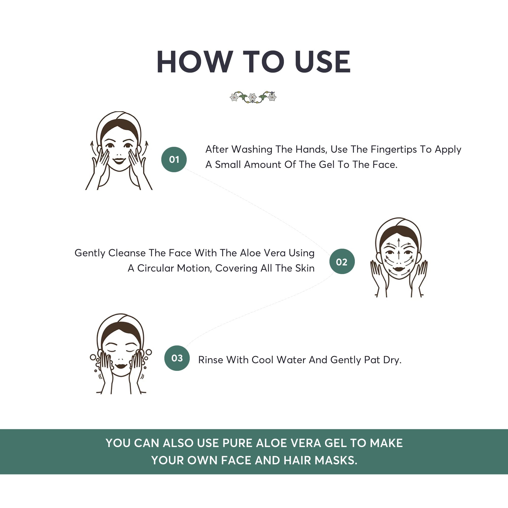 Avimee 100% Pure Aloe Vera Gel for Face, Skin & Hair Care - 150ml | Hydrating, Moisturizing & Soothing Gel with Vitamin E | Natural Skin Repair for Sunburn, Acne, Dry Skin & Hair Treatment | Perfect for Daily Skincare Routine & After Sun Care