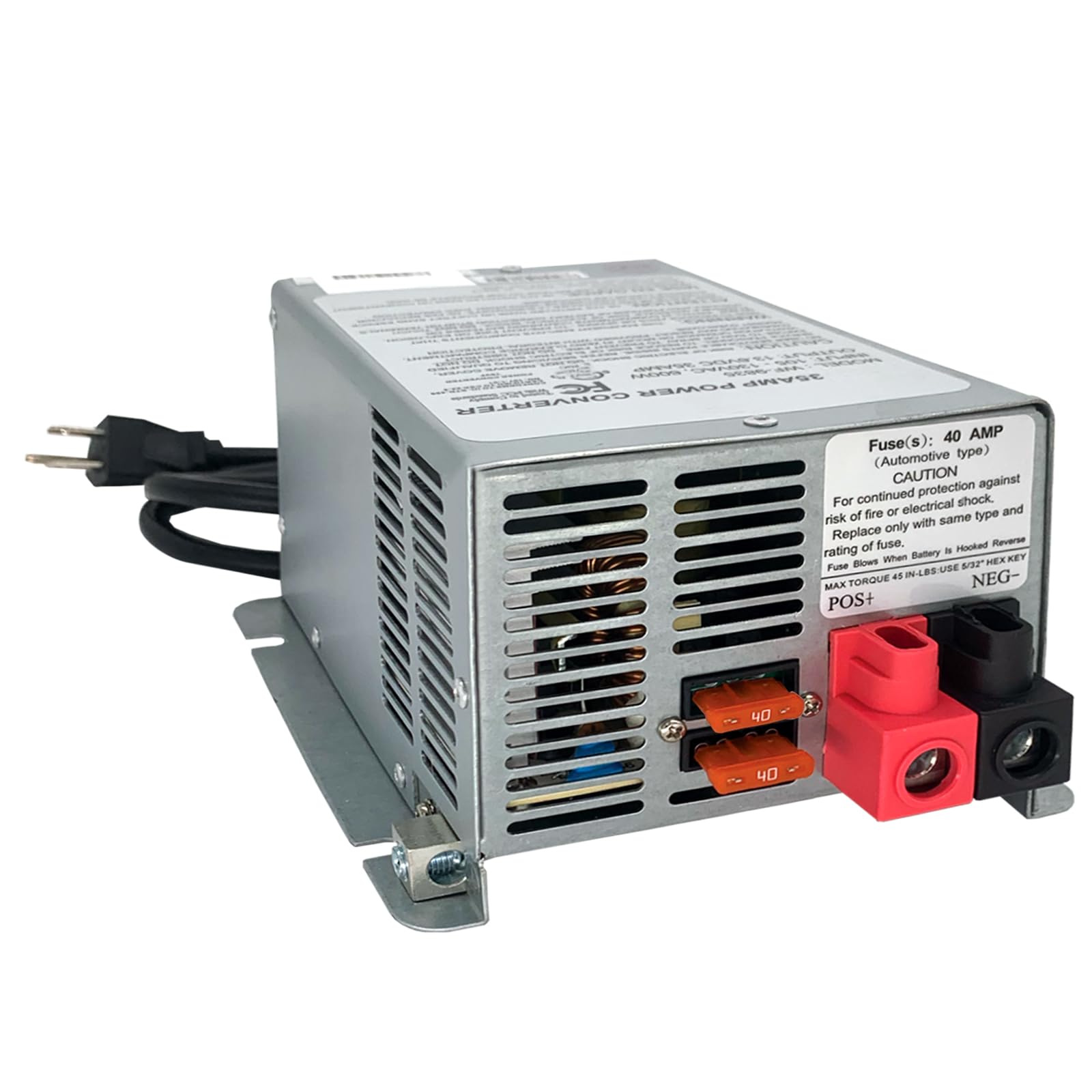 WF-9865 65 Amp RV Power Converter/Charger - Replacement for 9800 Series - 12V DC to 110V AC Power Supply for RV Trailers & Campers - Perfect for Off-Grid Living & Road Trips