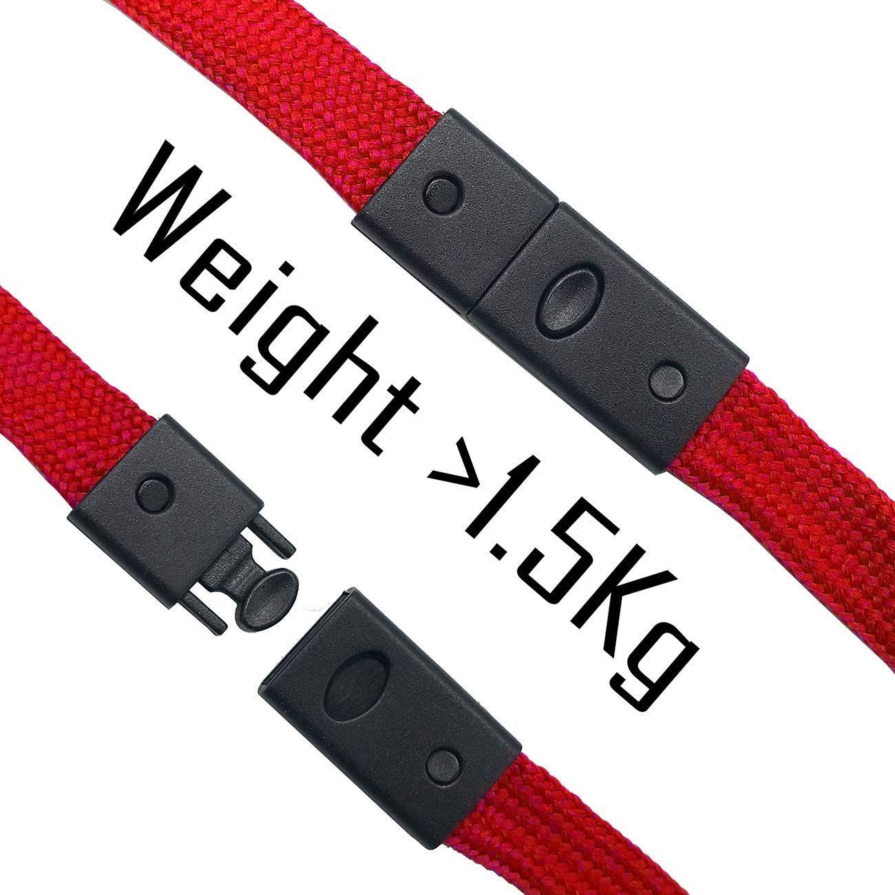 Premium Breakaway Safety Lanyards - 25 Pack with Bulldog Clips for Badges & ID Cards