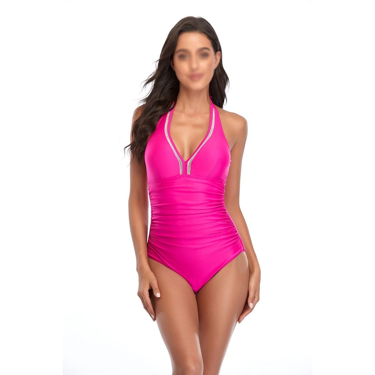 Sexy One-Piece Swimsuit for Women - Summer Bathing Suit with Adjustable Straps & High Cut Design | Perfect for Beach Vacations, Pool Parties & Tropical Getaways (Color: A, Size: S)