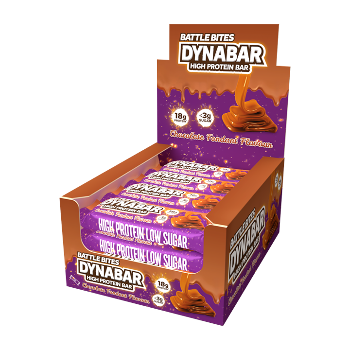 Battle Bites Dynabars - High Protein, Low Sugar Snack Bars (12 Pack) | Keto-Friendly, Gluten-Free Energy Bars for Workout & Weight Loss | Perfect for Gym, Hiking & On-the-Go Nutrition