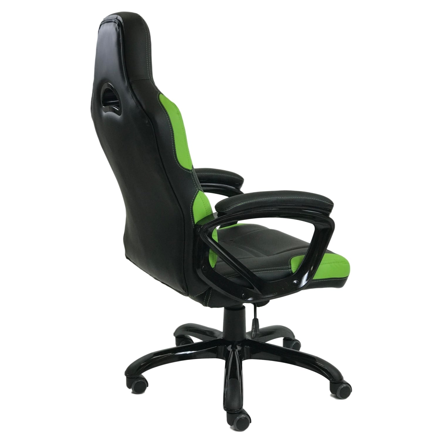 HAWK SERIES 8701 Ergonomic Gaming Chair with Lumbar Support - Black & Green for PC, Console, and Office Use - Perfect for Gamers, Streamers, and Remote Workers