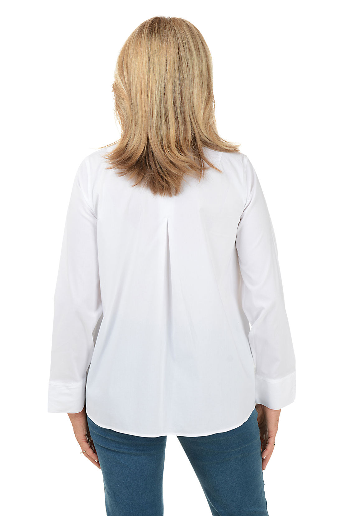 Elegant Agnes Pleated Back Blouse for Women - Stylish Office & Party Wear - Perfect for Work, Date Night & Special Occasions