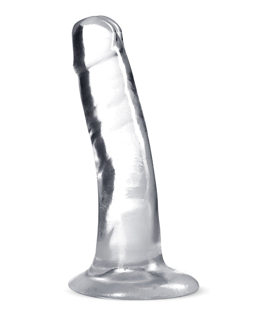 B Yours Plus Hard n' Happy Realistic Dildo 5.5 Inch Clear - Lifelike Silicone Adult Toy for Couples & Solo Play, Perfect for Sensual Exploration & Intimate Pleasure