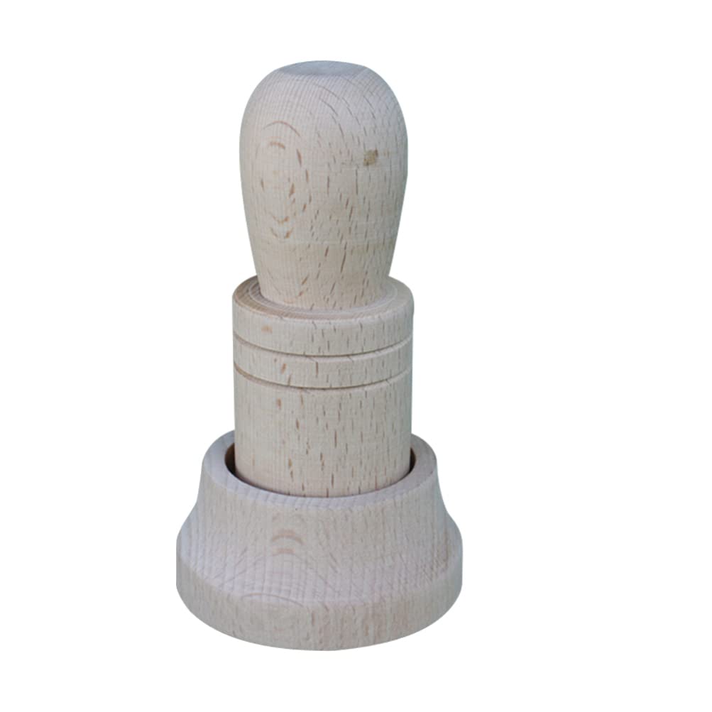 BESPORTBLE Wooden Paper Pot Maker Set - Automatic Seedling Germination & Flower Pot Making Tool for DIY Gardening (Great for Newspaper Pots, Eco-Friendly Planting)