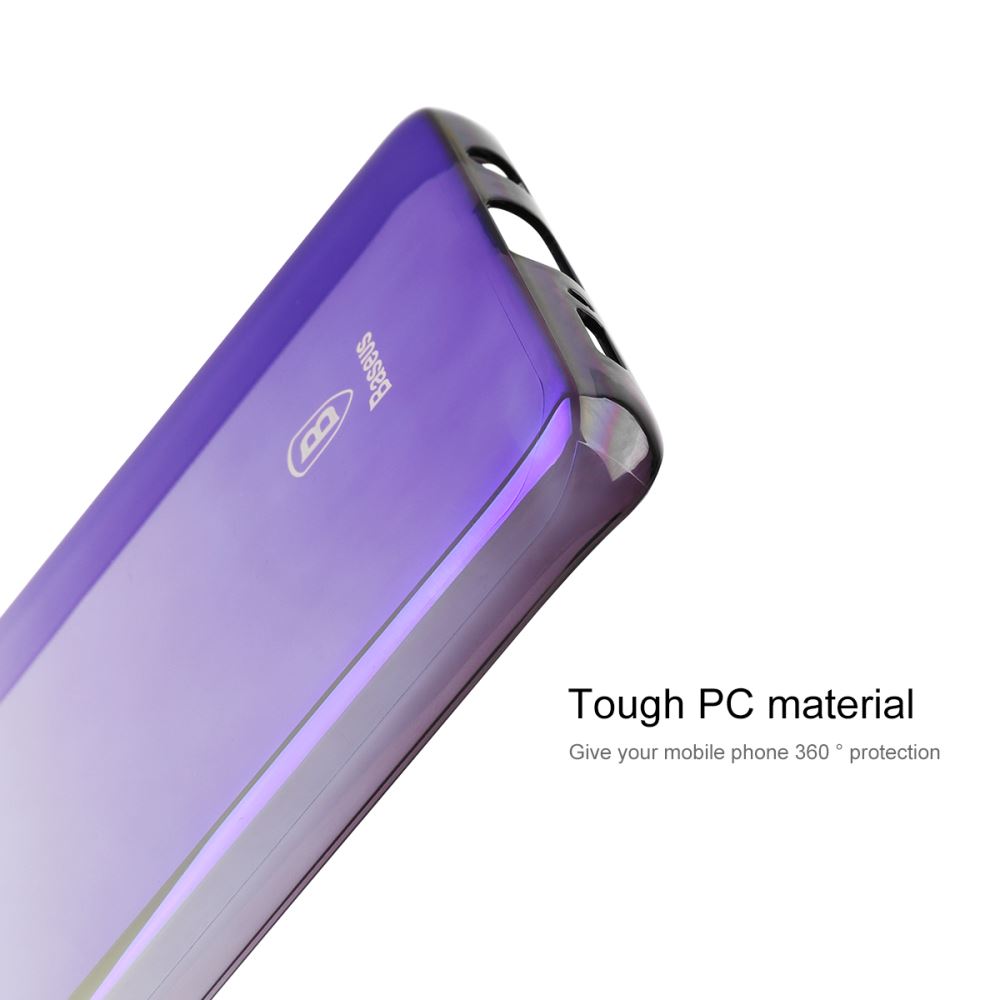 Baseus Glaze Shockproof Case for Samsung Galaxy S9 Plus - Slim Protective Cover with Anti-Scratch & Anti-Fingerprint Design - Perfect for Daily Use, Travel & Outdoor Activities