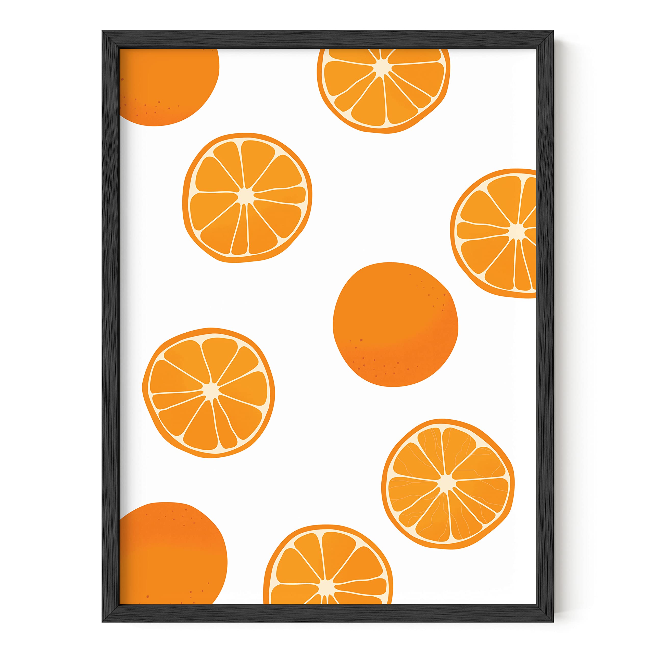 HAUS AND HUES Orange Fruit Wall Art Print - 12