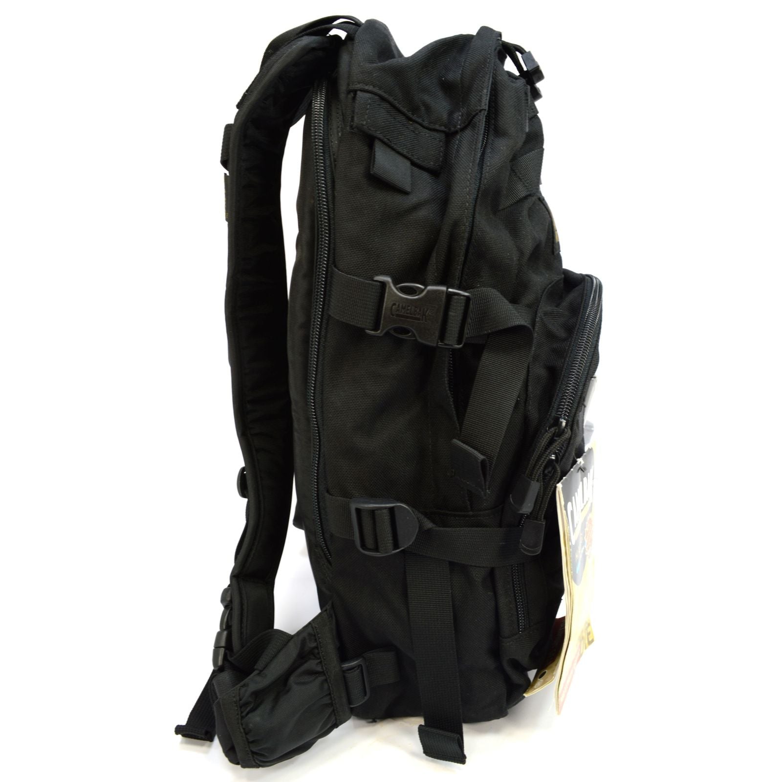 CAMELBAK HAWG 3L/100oz Hydration Pack - 73000 MAXIMUM GEAR HydroLink - Black Tactical Backpack for Hiking, Biking & Outdoor Adventures
