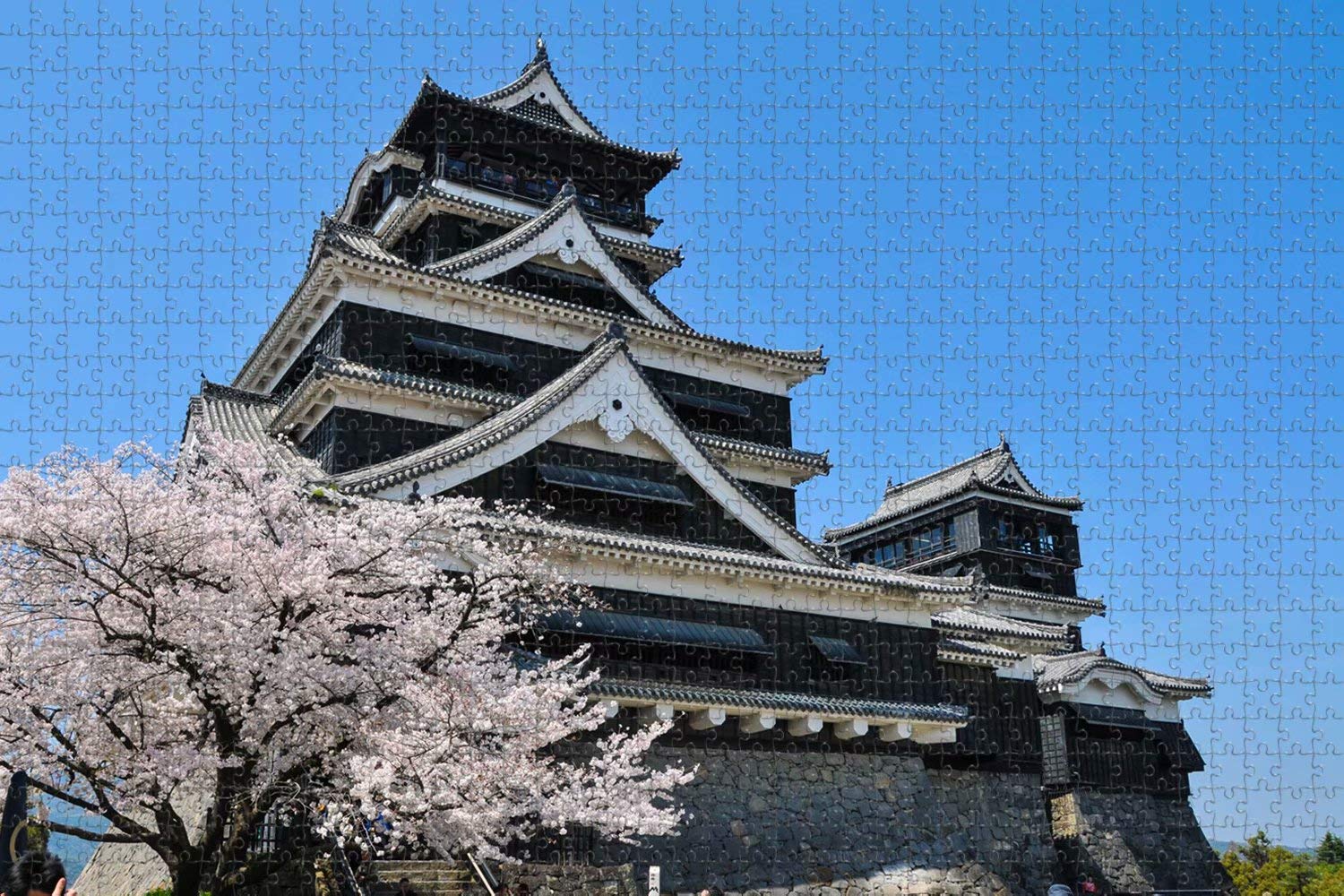 1000 Piece Jigsaw Puzzle for Adults - Kumamoto Castle Japan Travel Souvenir & Home Decor Gift | Challenging Puzzle Game for Relaxation, Family Bonding & Stress Relief