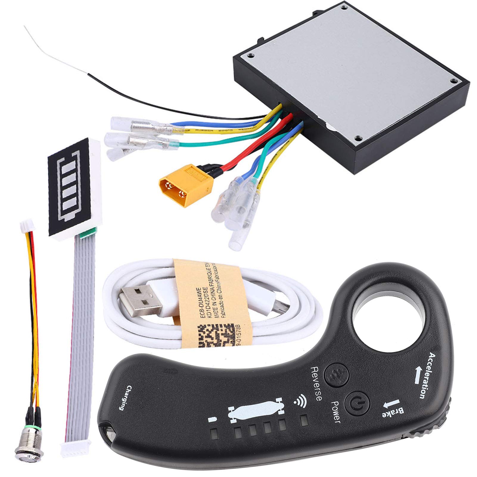Electric Skateboard Controller - Dual Drive ESC Replacement Mainboard with Remote for Stable Riding | Perfect for Commuting, Cruising & Outdoor Adventures