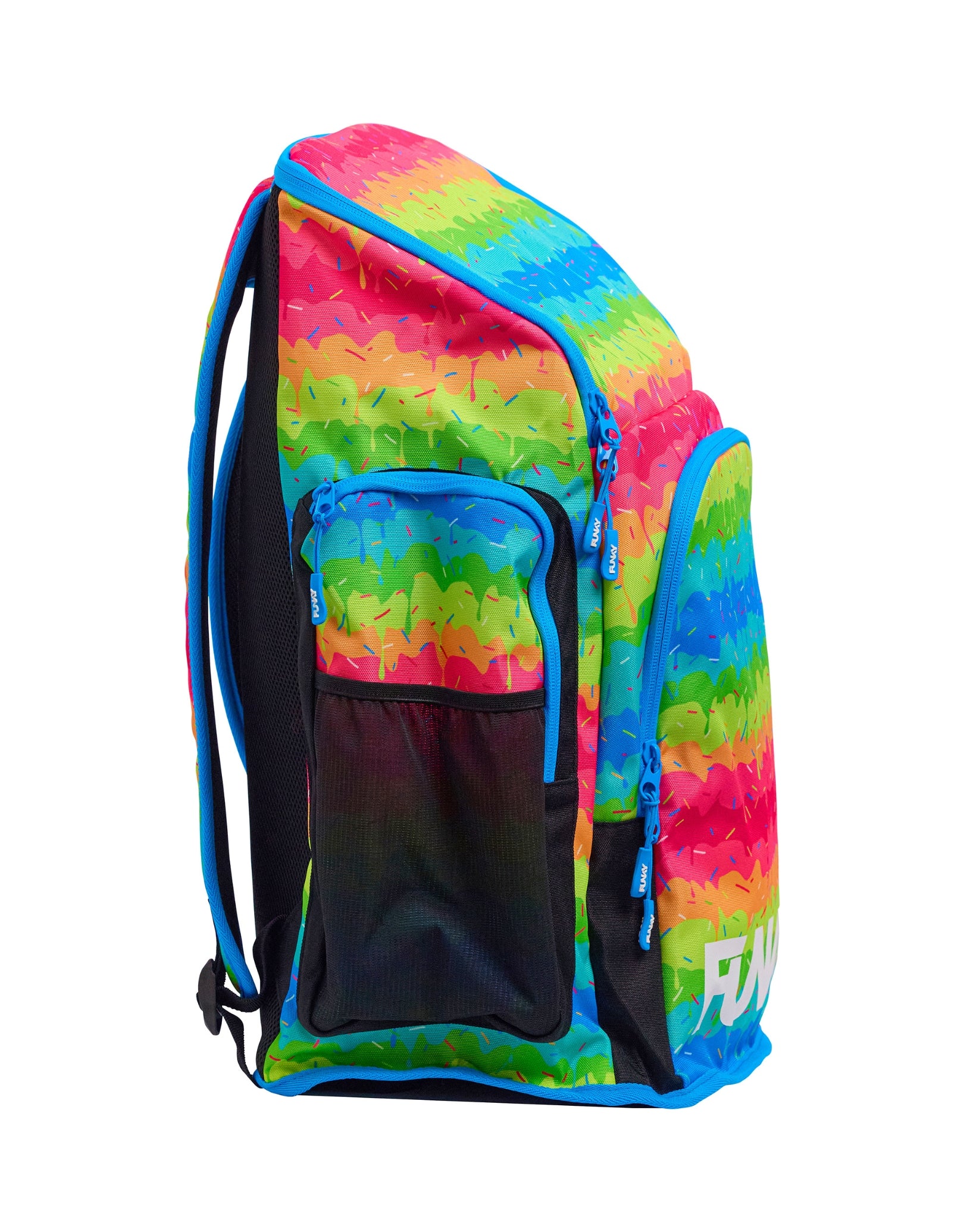 Melting Mayhem Space Case 40L Backpack - Limited Edition Waterproof Travel Backpack for Hiking, Camping & Outdoor Adventures
