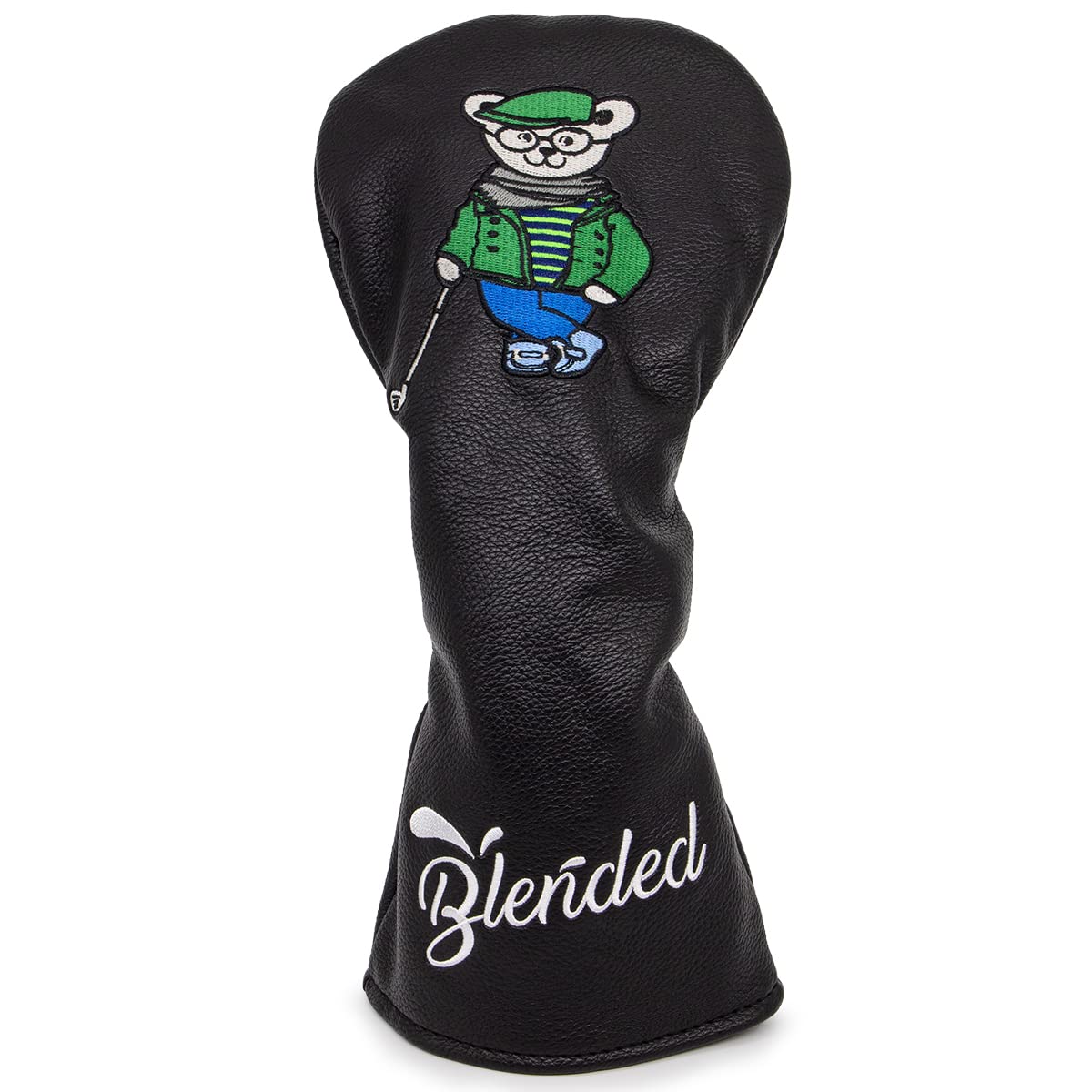 Premium Golf Club Head Covers Set for Driver, Fairway & Hybrid Clubs - 4-Piece Black Synthetic Leather Protection - Durable Golf Driver Headcover, Fairway Wood Cover & Hybrid Club Cover for Men - Perfect for Course Play, Travel & Club Protection