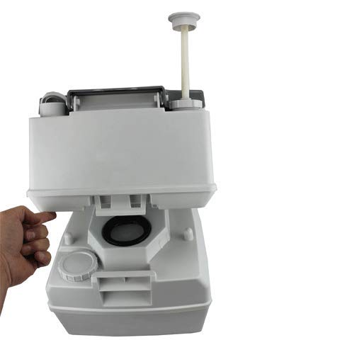 Tuff Stuff Overland TS-TOILET-5 5 Gallon Portable Camping Toilet with Removable Holding Tank - Ideal for RV, Boating, Hiking & Outdoor Adventures
