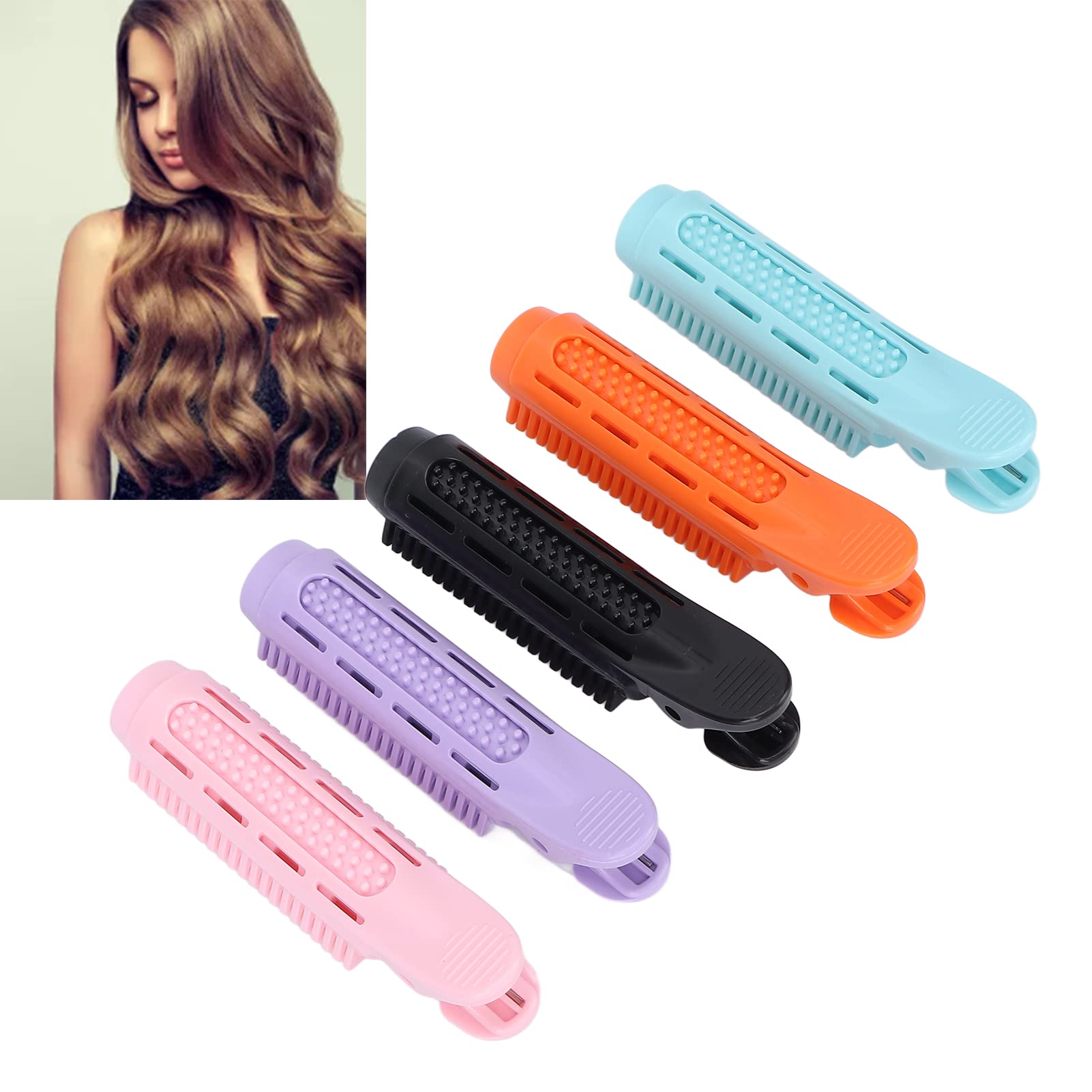 10pcs Hair Root Clips for Voluminous Bangs - Heatless Curler for Fine, Thin, Long & Short Hair - DIY Hair Styling Clamps & Rollers - Salon & Barber Styling Tools - Perfect for Home Use, Salon Styling & DIY Hair Care