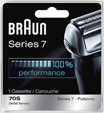Braun Series 7 Pulsonic Shaver Replacement Cassette 70S for 9000 Series - Precision Shaving for Sensitive Skin | Perfect for Travel & Daily Grooming