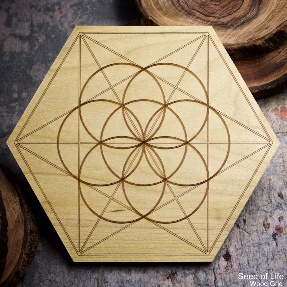 Attract Abundance Mini Crystal Grid Set - Goldstone, Citrine & Aventurine Stones for Manifestation | Feng Shui Home Decor, Meditation & Spiritual Healing