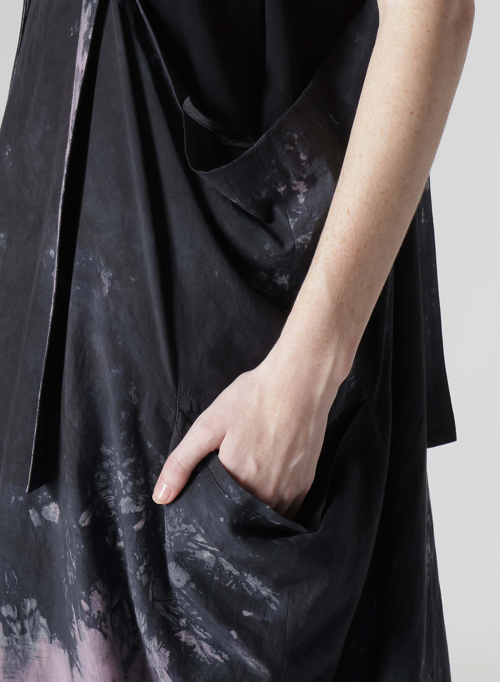 CU/C Twill Threne Dye Left Shoulder Strap Dress - Elegant Summer Party & Cocktail Wear for Women