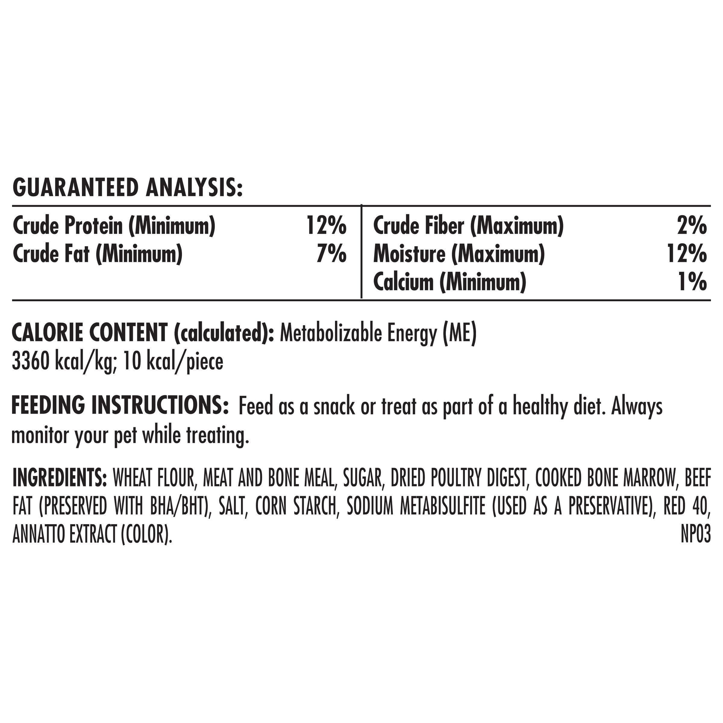 Milk-Bone MaroSnacks Dog Treats with Real Bone Marrow & Calcium - 38oz Refill Packs (2-Pack) | Crunchy Dental Chews for Medium & Large Dogs | Training Rewards & Healthy Snacks for Pets