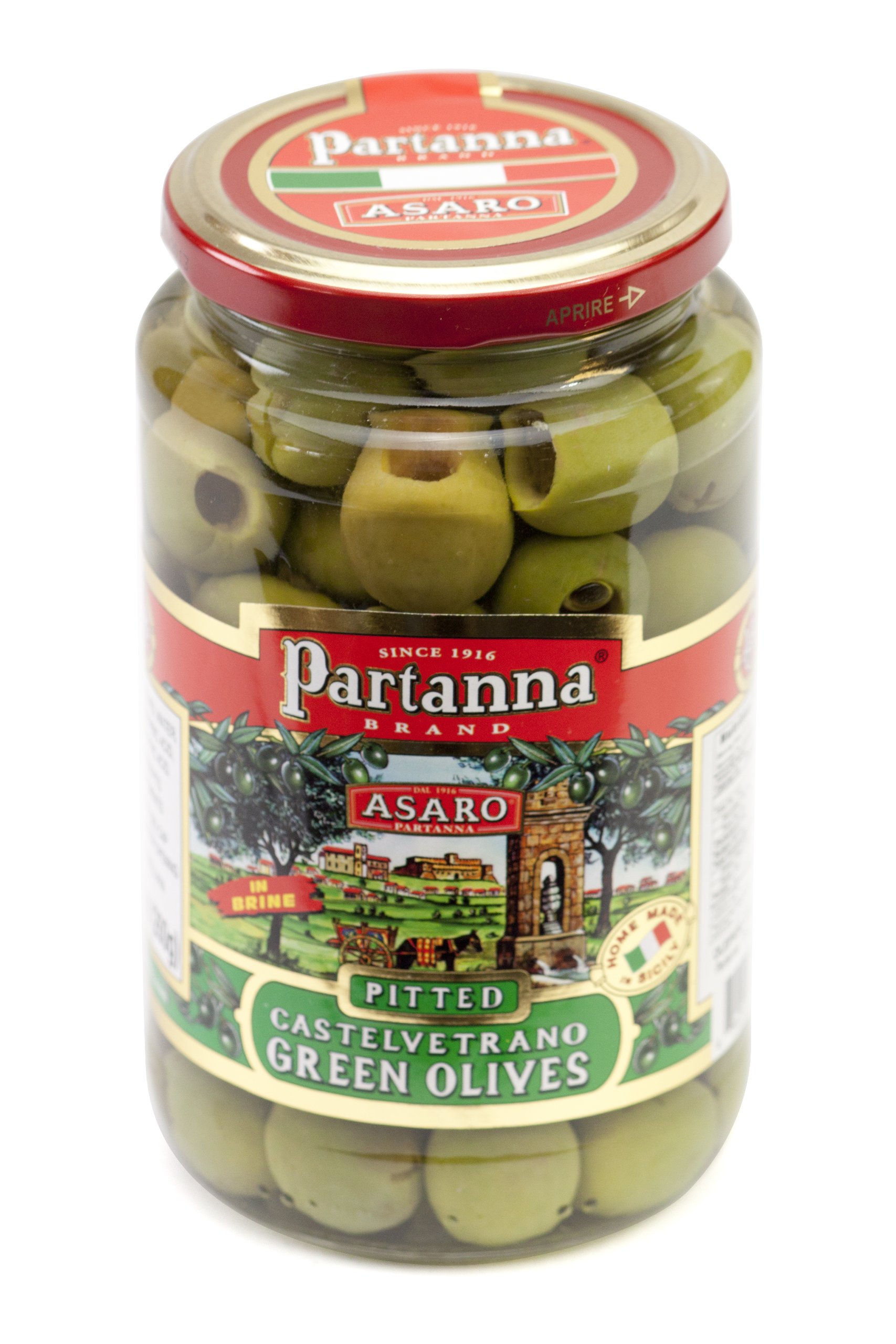 Organic Pitted Castelvetrano Green Olives - 3 Pack (9 oz Jars) | Premium Italian Snack, Salad Topping & Charcuterie Board Essential