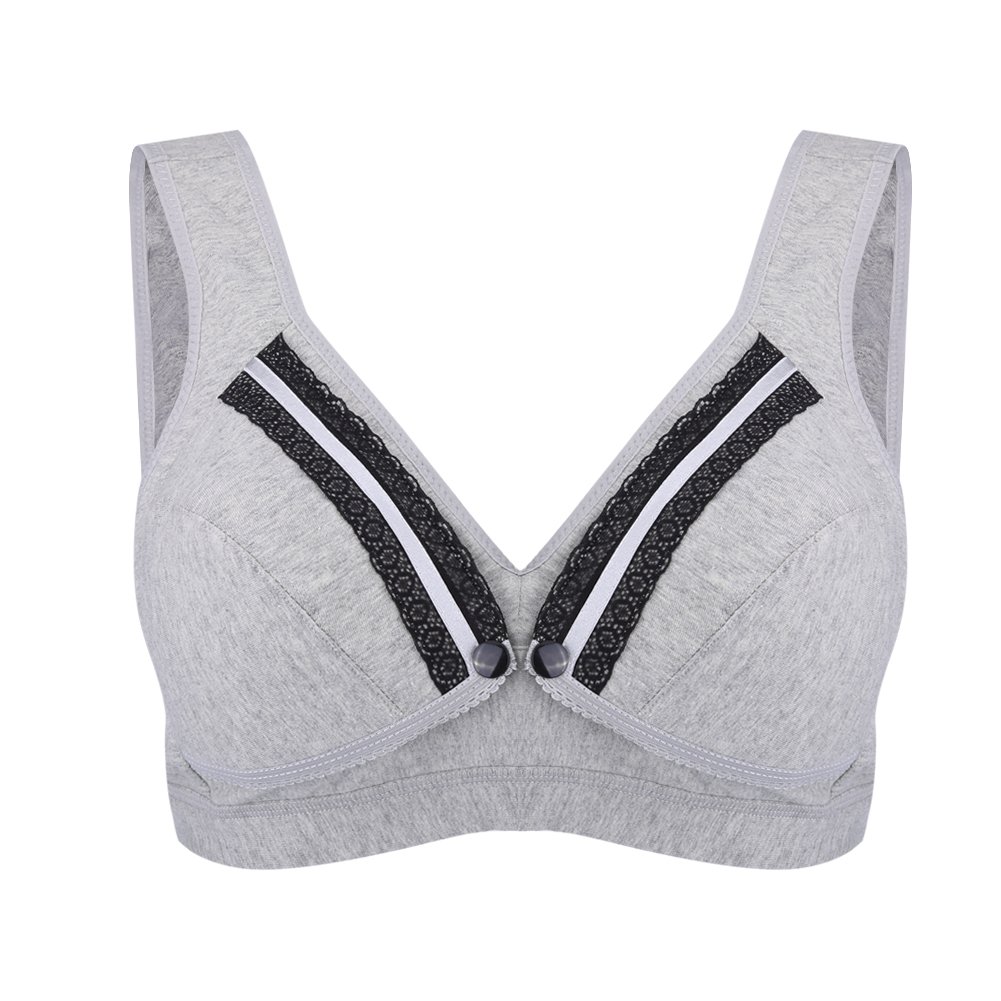 Hztyyier Women's Maternity Nursing Bra - Comfortable Breastfeeding Bras for Pregnancy & Postpartum - Wirefree Support to Prevent Sagging - Perfect for Daily Wear, Sleeping & Nursing