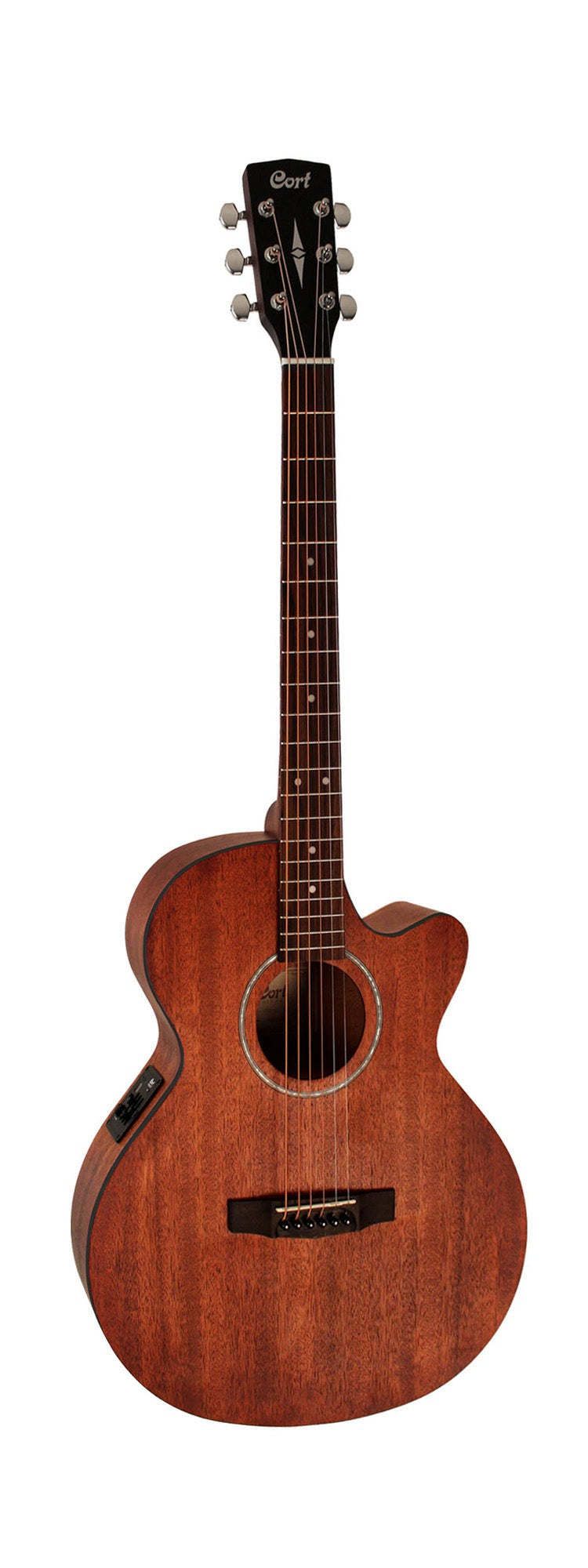 Cort SFX MEM All Mahogany Acoustic Guitar with Gig Bag - Perfect for Beginners, Travel & Live Performances