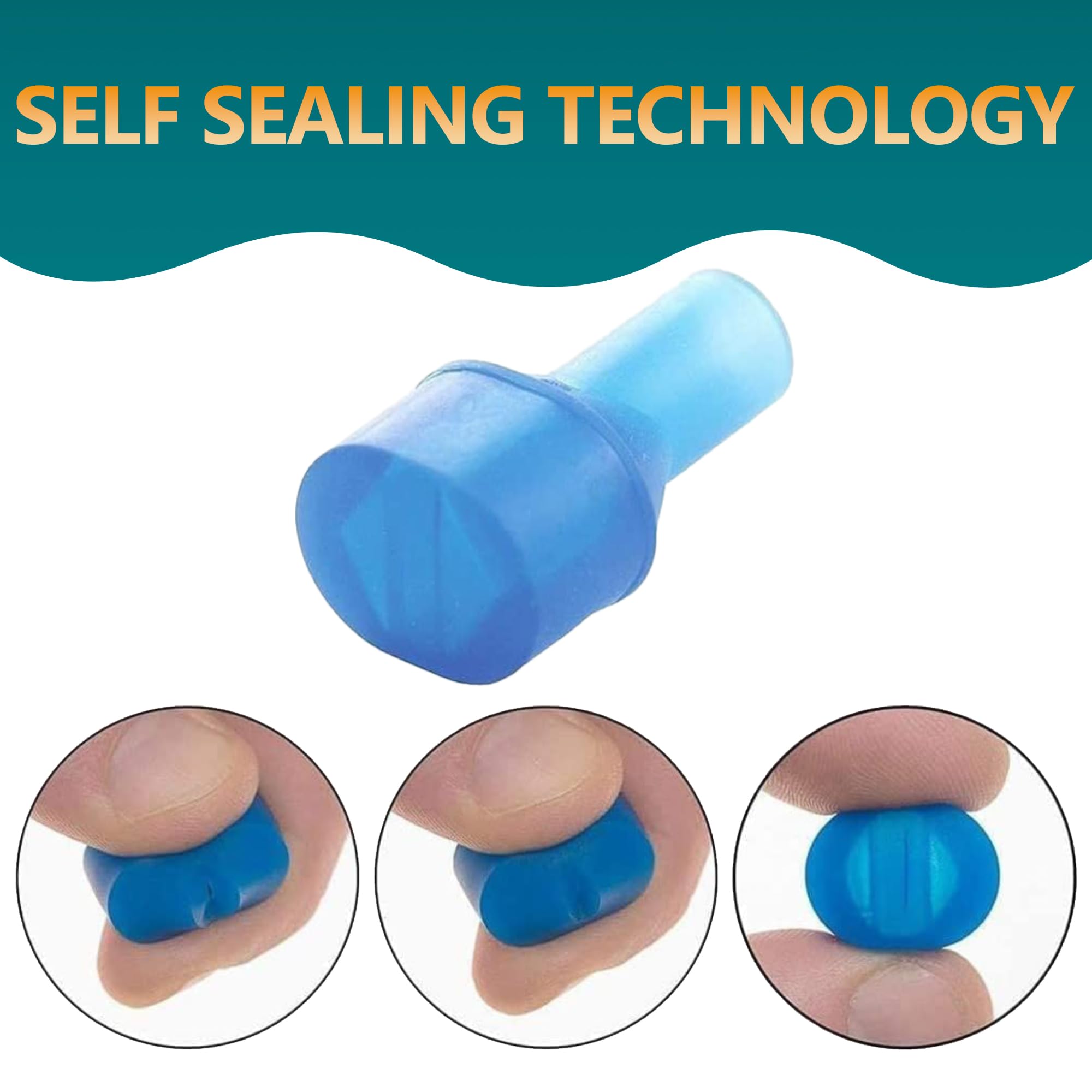 Camelbak Bite Valve Replacement Kit - BPA-Free Hydration Pack Mouthpiece for Most Brands | Perfect for Hiking, Running, and Outdoor Activities