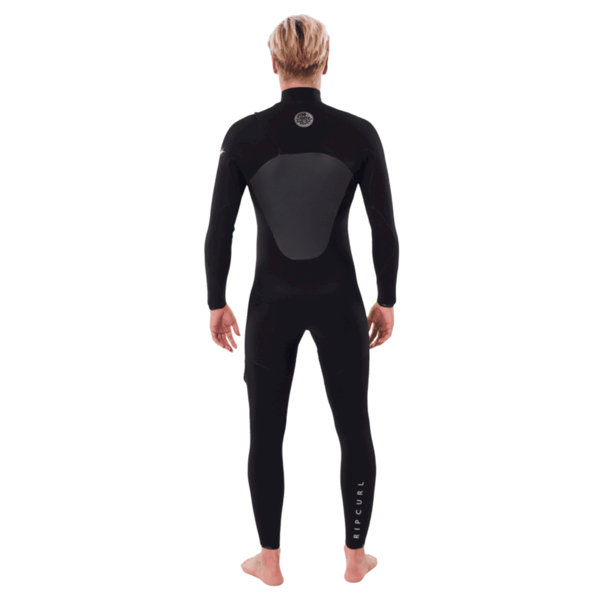 Rip Curl FLASHBOMB 4/3mm Chest Zip Steamer Wetsuit for Men - Warm & Flexible Surfing Suit for Cold Water Surfing, Diving & Water Sports