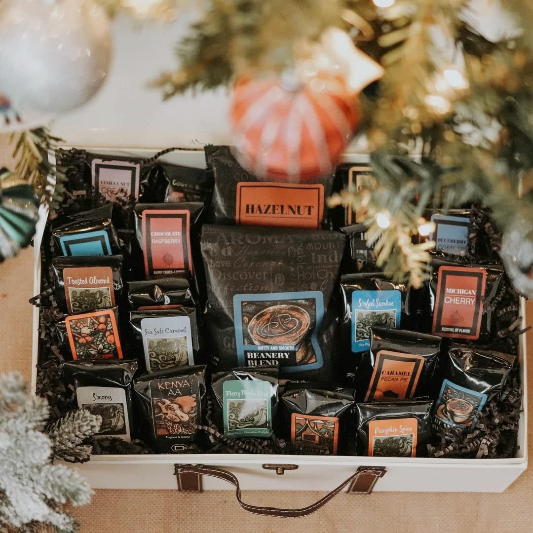 Premium Coffee Gift Set - 2 Bags of 12oz Light to Medium Roast Specialty Coffee Beans | Gourmet Coffee Gift Basket for Holidays, Birthdays & Corporate Gifting | Perfect for Home Brewing, Office Use & Special Occasions