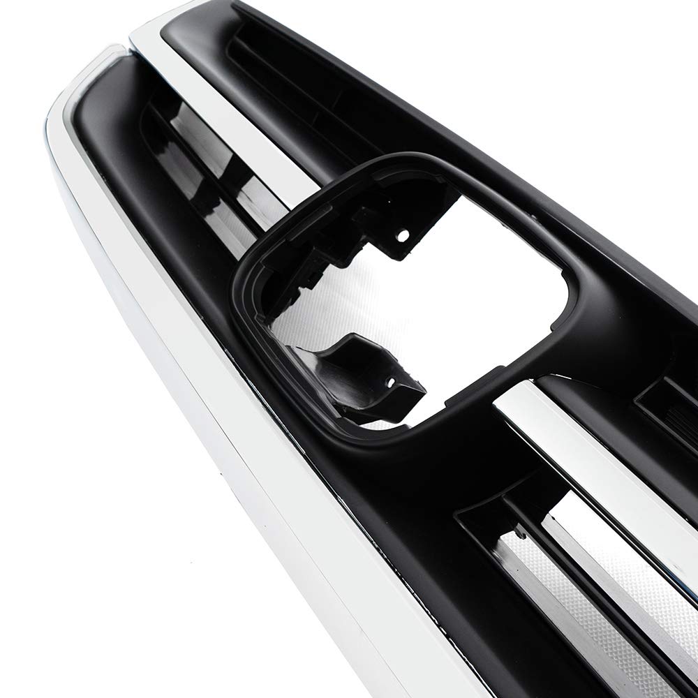 Honda CR-V 2010-2011 Front Upper Hood Bumper Grille Replacement - ABS Plastic Compatible with 2010 2011 CRV Models | Durable Auto Body Part for Off-Road & Daily Driving