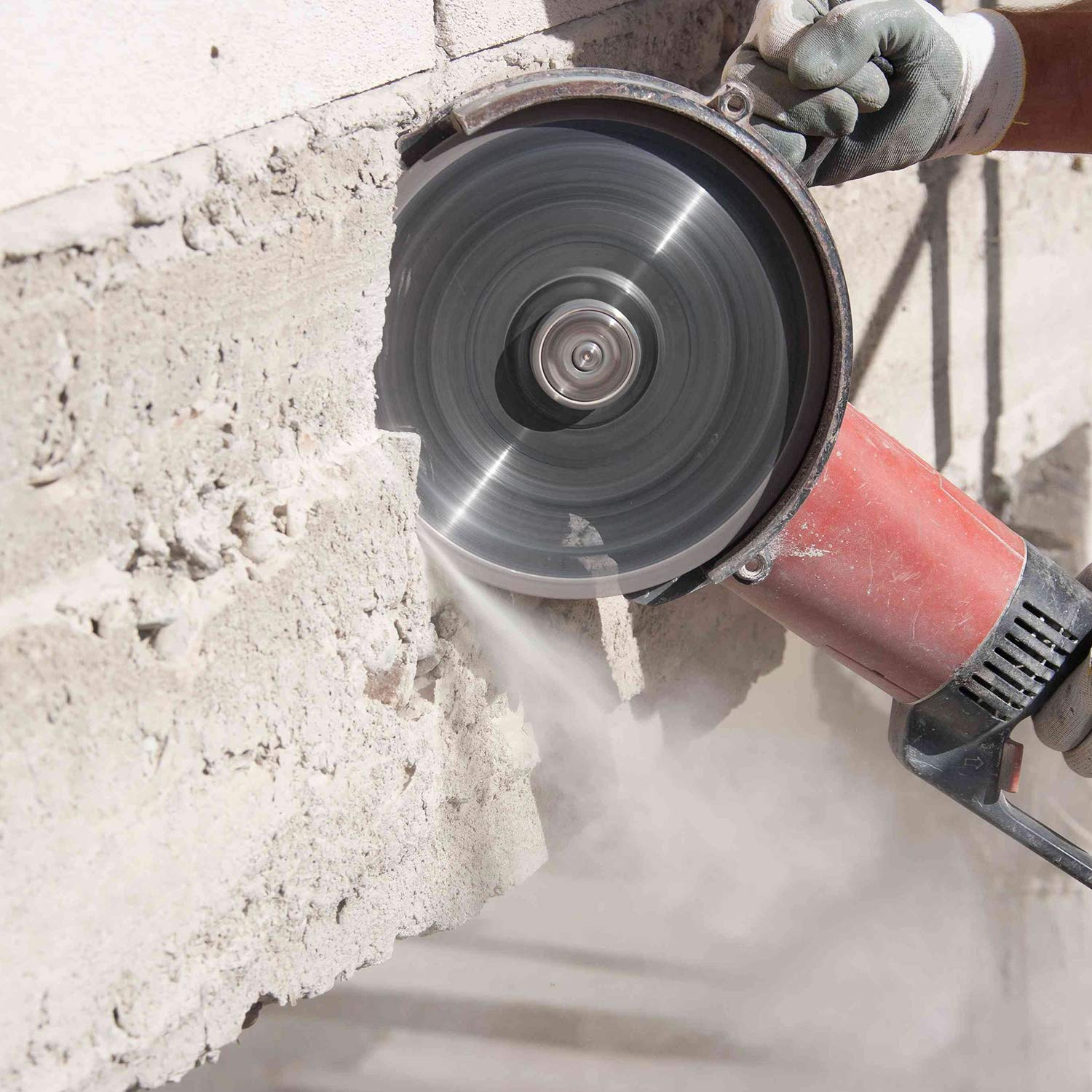 9 Inch Diamond Blade for Angle Grinder - Premium Diamond Cutting Wheel for Stone, Marble, Granite, Brick, Concrete Cutting - 10mm Segment Height - Perfect for Masonry, Paving & Construction Projects - GRAFF