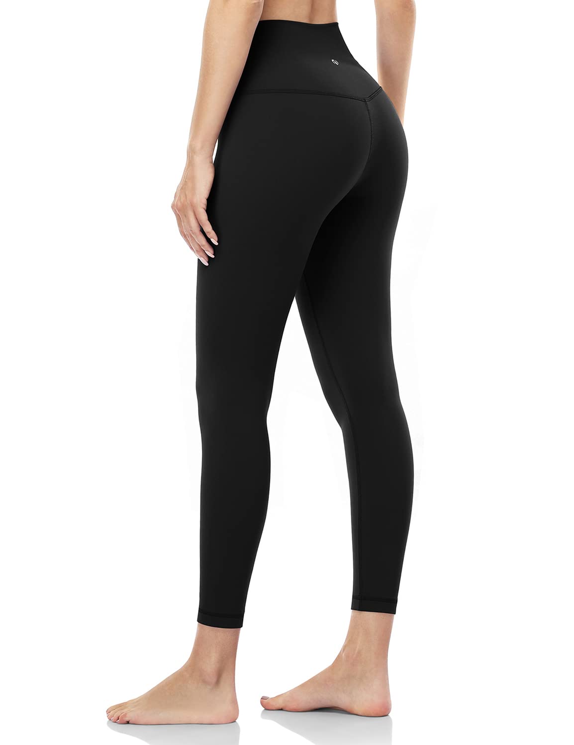 HeyNuts Women's High Waisted Compression Leggings - 7/8 Length Workout & Yoga Pants with Tummy Control (25 Inch) - Perfect for Gym, Running, Pilates and Everyday Wear