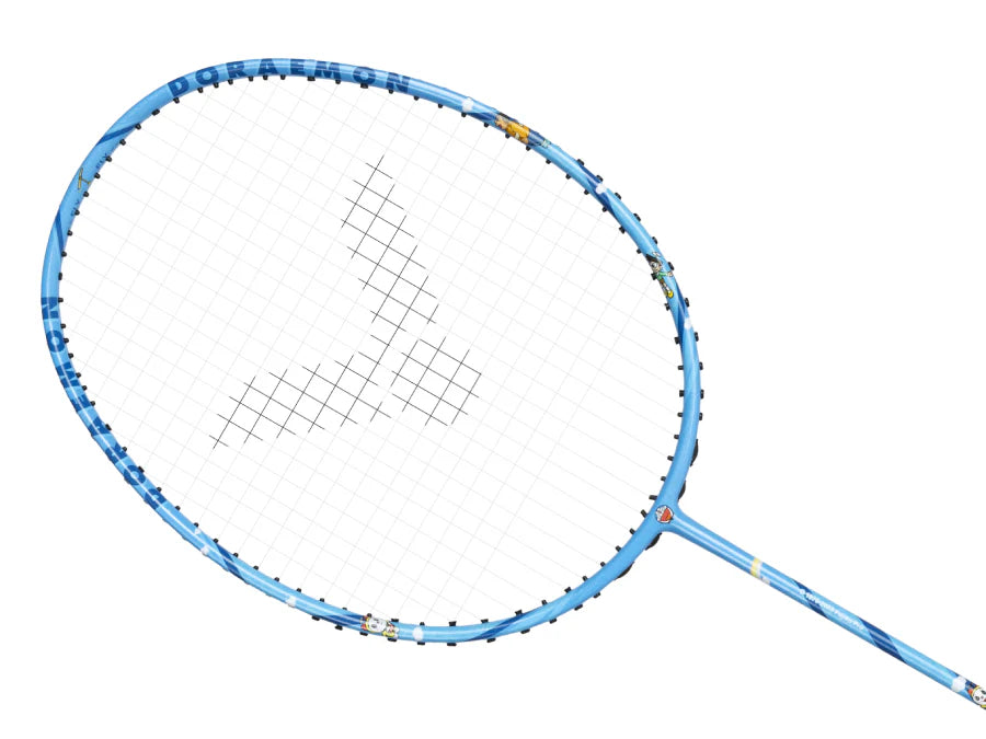Victor x Doraemon Badminton Racket Set - Premium Gift Box for Kids & Adults - Perfect for Sports, Birthday Gifts & Anime Fans Collection