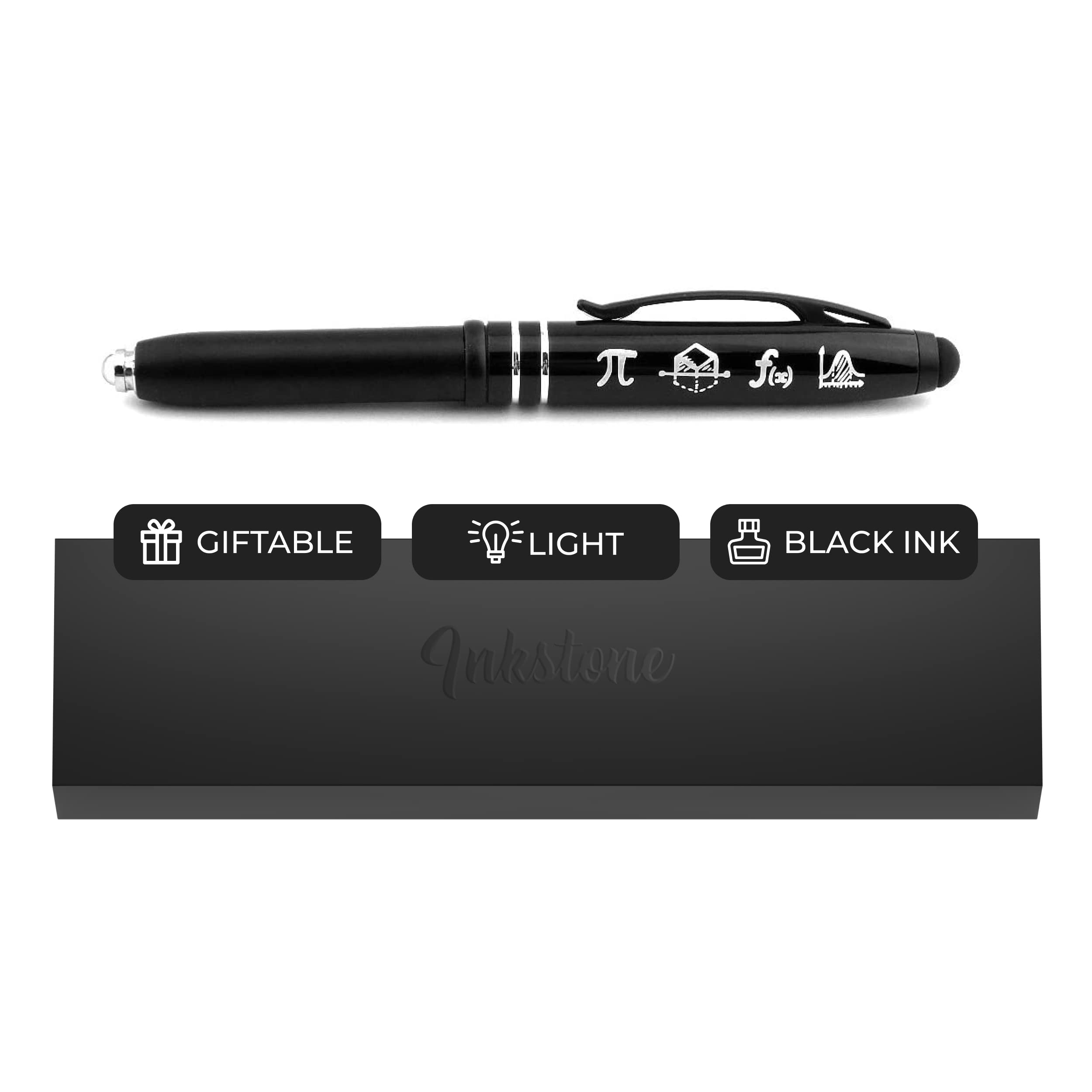 Premium Mathematical Symbol Ballpoint Pens Set - Smooth Fine Point Black Ink Pens for School, Office & Gifts - Ideal for Teachers, Students & Professionals - Perfect for Note-Taking, Journaling & Everyday Writing Tasks