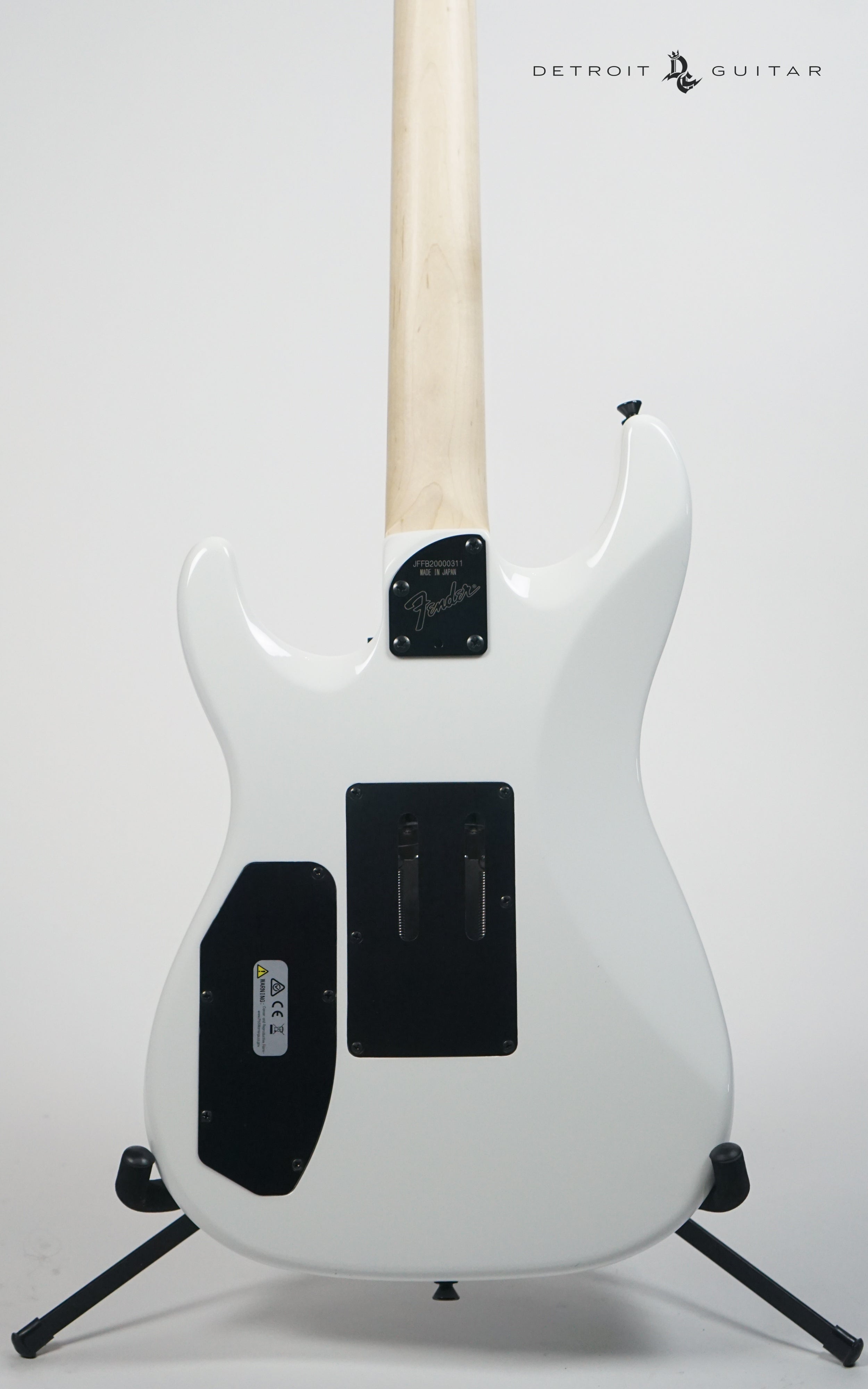 Fender Limited Edition HM Strat Reissue Electric Guitar - Bright White Finish with Gig Bag | Perfect for Rock, Blues & Stage Performances